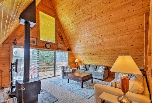 A-Frame Cabin with Mtn Views - 4 Mi to Cripple Creek! image 9